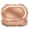 24 Disposable Rose Gold Foil Paper Serving Trays for Parties, Wedding, Birthday (9 x 13 In)
